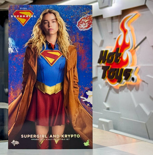 Ready! Hot Toys MMS869 1/6 Supergirl & Krypto