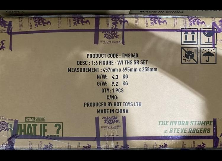 Hot Toys TMS060 WHAT IF...? 1/6 THE HYDRA STOMPER AND STEVE ROGERS