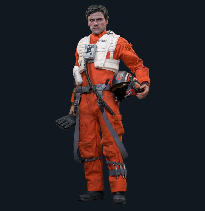 Ready! Hot Toys MMS806 Star Wars: The Force Awakens 1/6 Poe Dameron