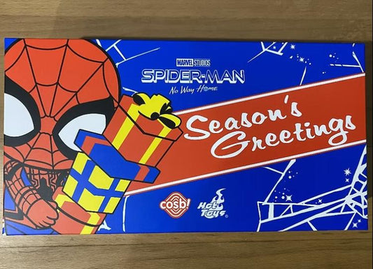Ready! Hot Toys Christmas Gift 2021 No Way Home Spider-Man Cosbaby Set