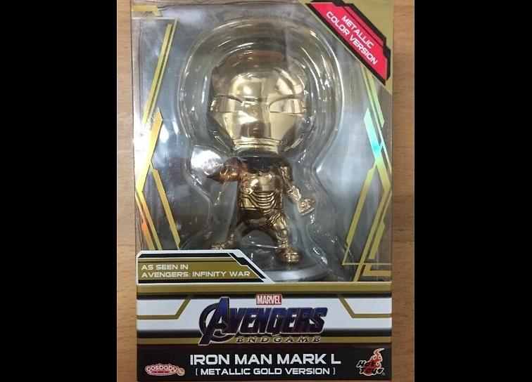 Hot Toys COSB581 Avengers Endgame Iron Man Mark L Metallic Gold Version Cosbaby