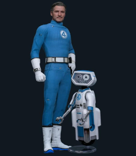 Ready! Hot Toys MMS822 The Fantastic Four: First Steps 1/6 Mister Fantastic and H.E.R.B.I.E. (Collector Edition)