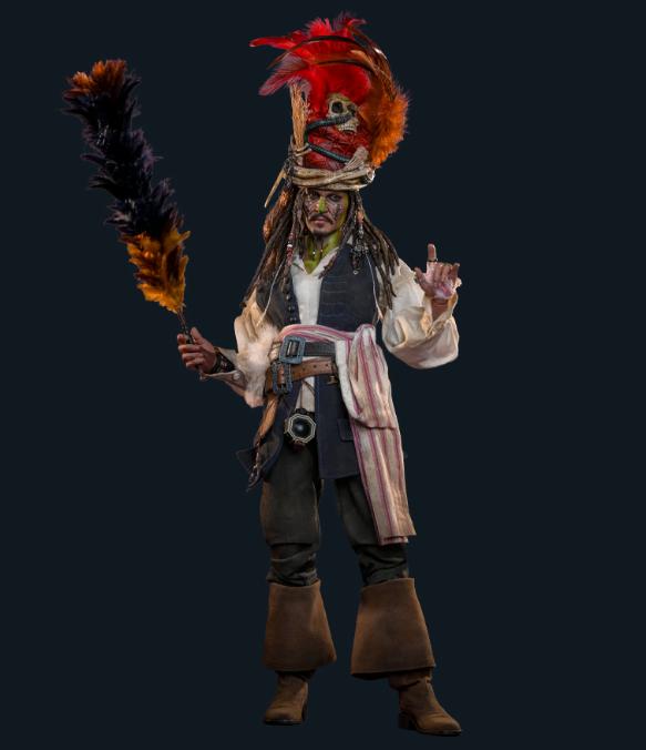 Ready! Hot Toys DX48 Pirates of the Caribbean: Dead Man’s Chest 1/6 Pelegostos Chief Jack Sparrow