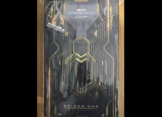 Ready! Hot Toys MMS604 Spider-Man: No Way Home 1/6 Spider-Man Black & Gold Suit