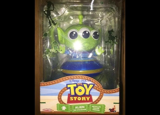 Hot Toys COSB609 Toy Story - Alien on Spaceship (Metallic) Cosbaby