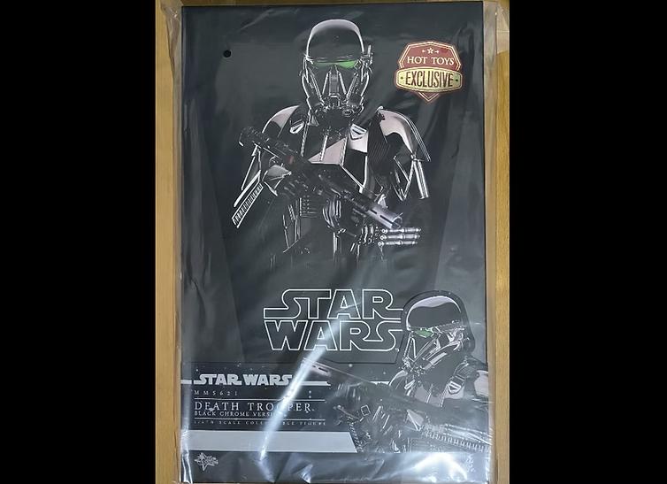 Ready! Hot Toys MMS621 STAR WARS 1/6 DEATH TROOPER (BLACK CHROME VERSION)