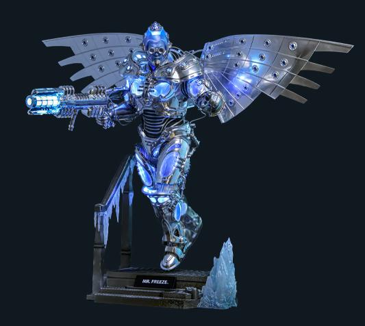 Ready! Hot Toys MMS800 Batman & Robin 1/6 Mr. Freeze (Deluxe Version)