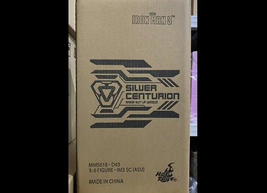 Ready! Hot Toys MMS618D43 IRON MAN 3 1/6 SILVER CENTURION ARMOR SUIT UP VERSION