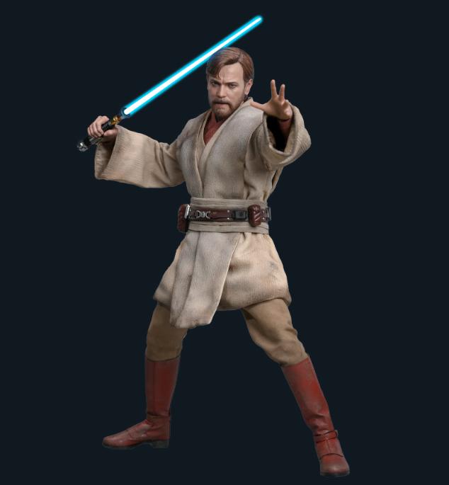Ready! Hot Toys MMS843 Star Wars: Revenge of the Sith 1/6 Obi-Wan Kenobi (Mustafar)
