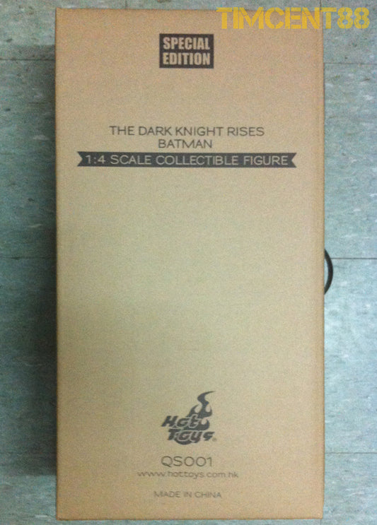 Hot Toys QS001 The Dark Knight Rises 1/4 Batman Special Non-refundable!