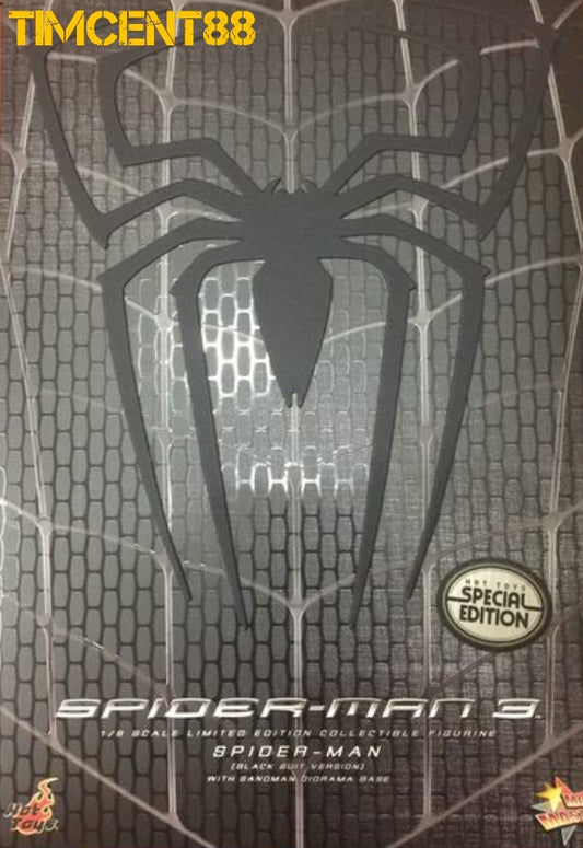 Hot Toys MMS165 SPIDER-MAN 3 1/6 BLACK SUIT VERSION SPECIAL EDITION