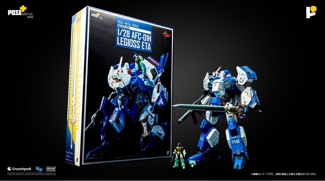 Ready! POSE+ METAL series MOSPEADA 1/28 AFC-01H LEGIOSS ETA
