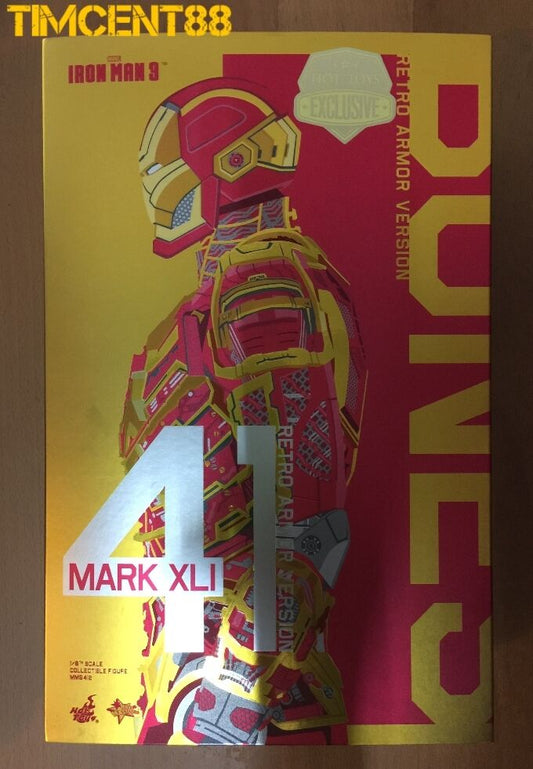 Hot Toys MMS412 IRON MAN 3 1/6 BONES MARK XLI (RETRO ARMOR VERSION)