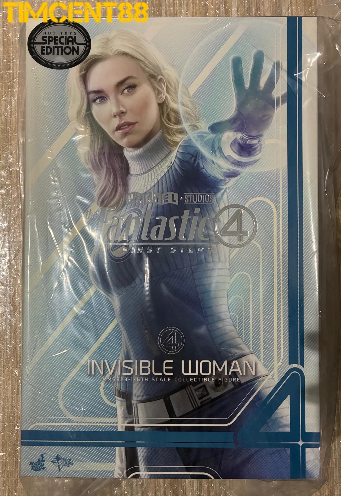 Ready! Hot Toys MMS823B The Fantastic Four: First Steps 1/6 Invisible Woman (Special Edition)