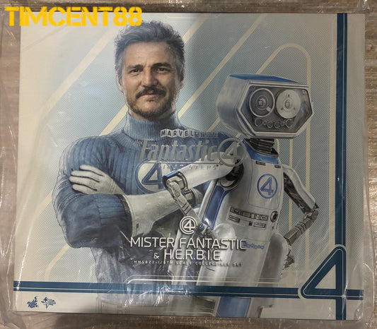 Ready! Hot Toys MMS822 The Fantastic Four: First Steps 1/6 Mister Fantastic and H.E.R.B.I.E. (Collector Edition)