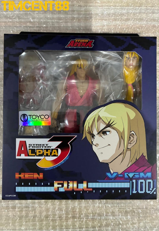 Storm Arena collectibles TOYCO Street Fighters Alpha 1/12 Ken (Exclusive Pink Version)