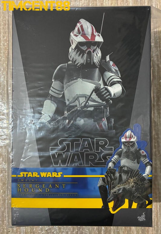 Ready! Hot Toys TMS167 Star Wars: The Clone Wars 1/6 Sergeant Hound