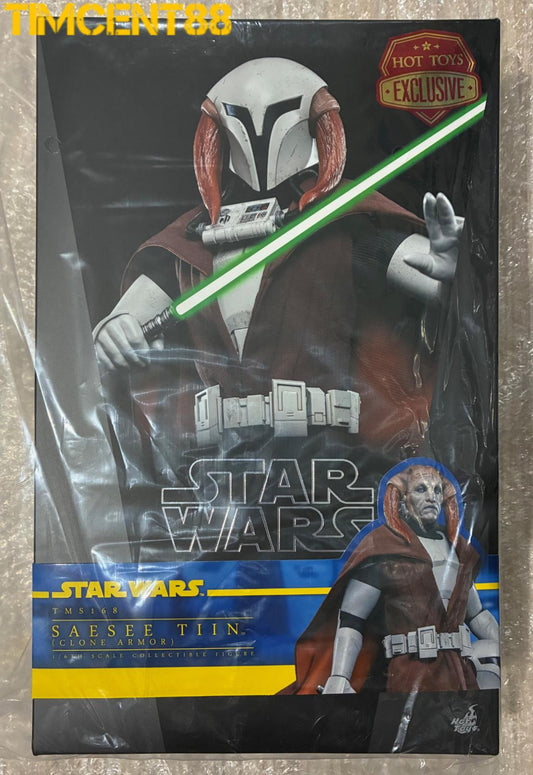 Ready! Hot Toys TMS168 Star Wars: The Clone Wars 1/6 Saesee Tiin (Clone Armor) Exclusive