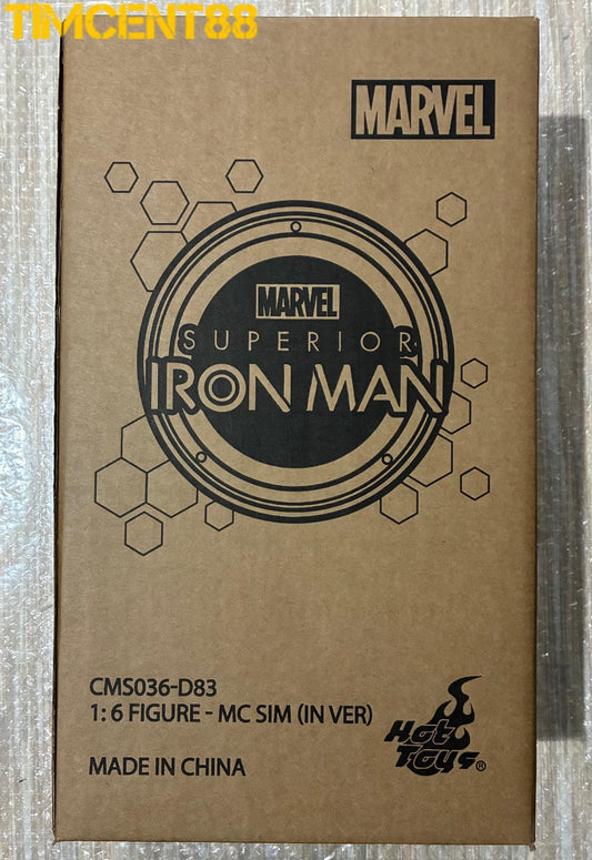 Ready! Hot Toys CMS036D83 Marvel Comics 1/6 Superior Iron Man (Infamous Neon Version)