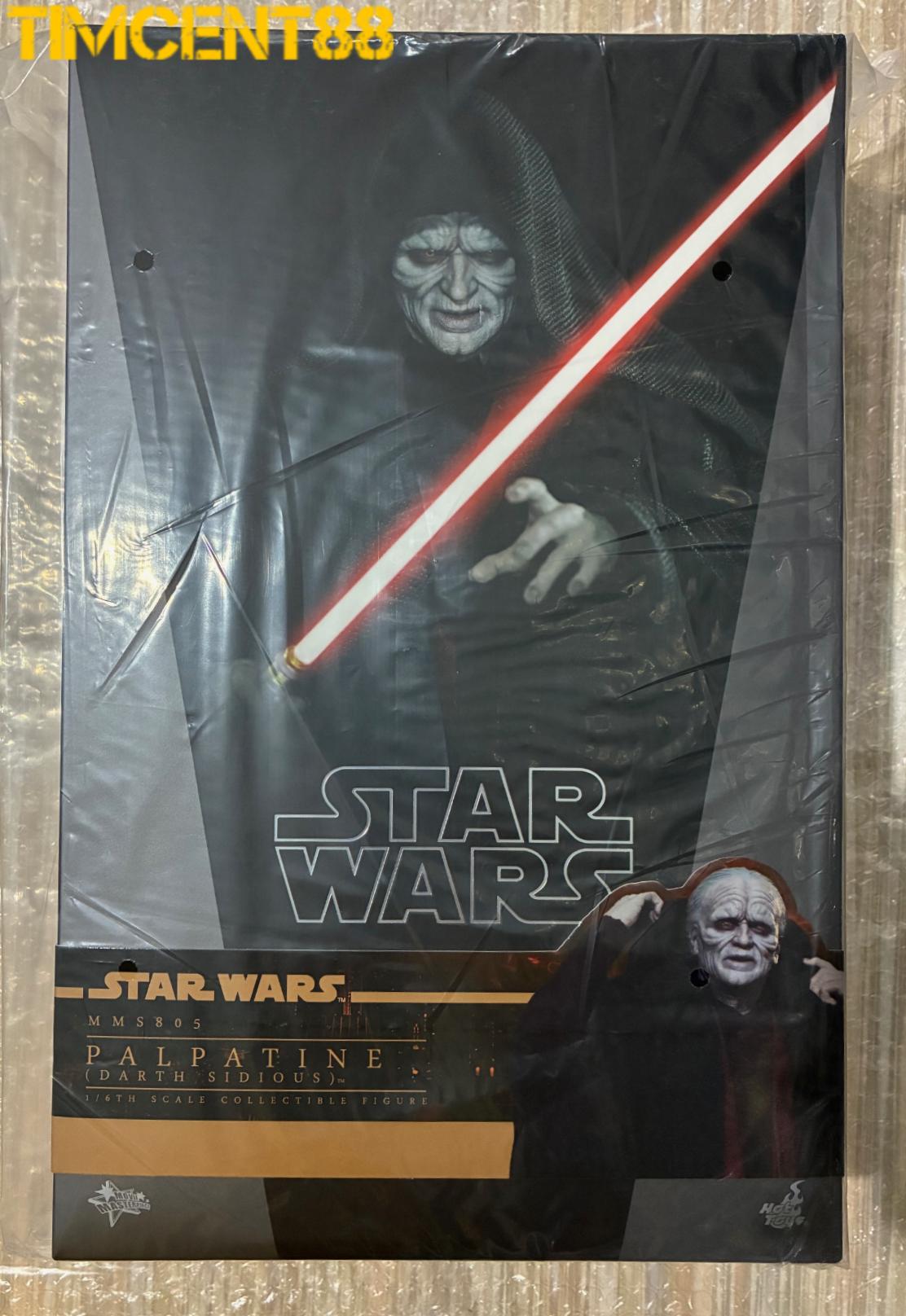 Ready! Hot Toys MMS805 Star Wars: Revenge of the Sith 1/6 Palpatine (Darth Sidious)