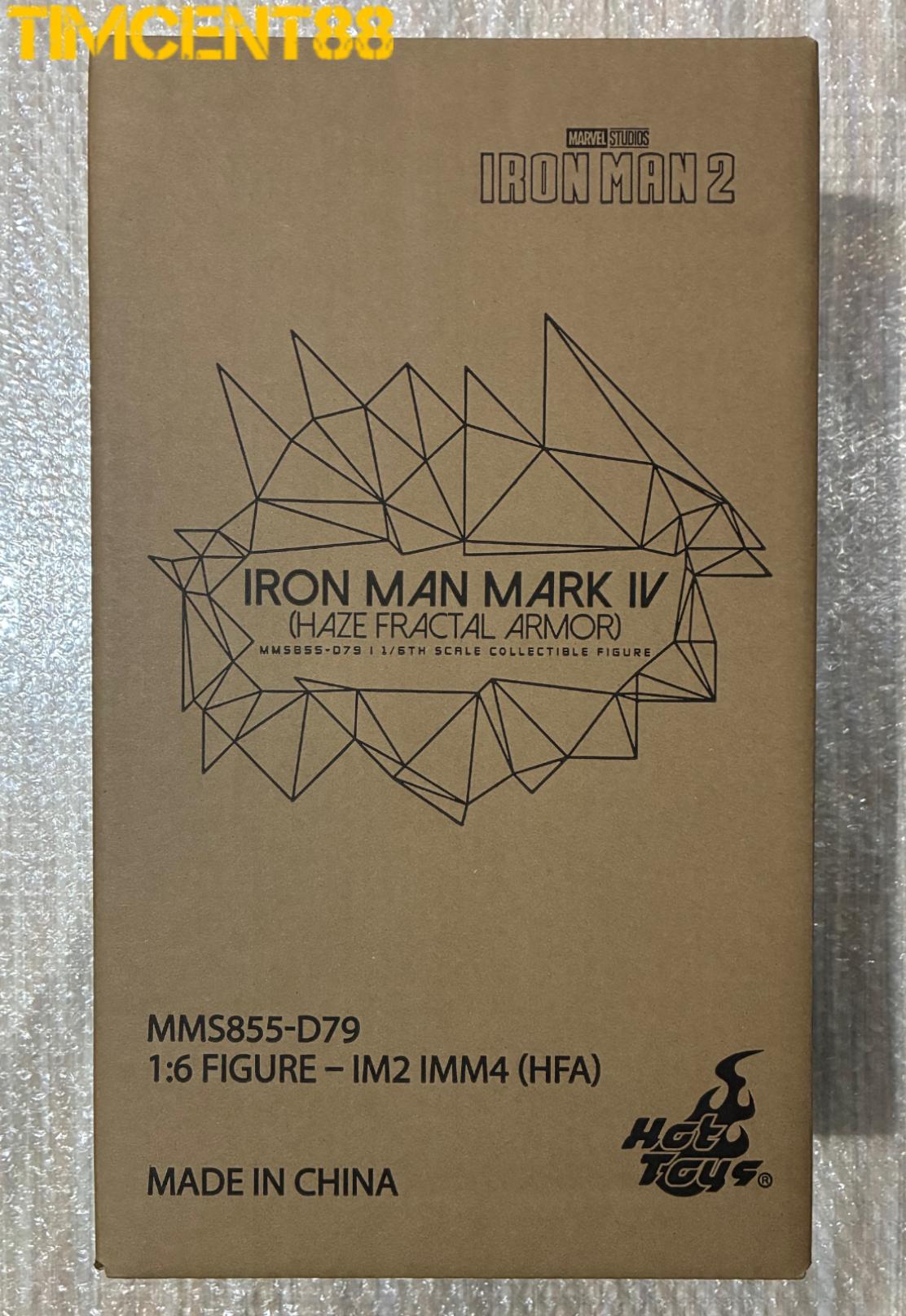 Ready! Hot Toys MMS855D79 Iron Man 2 1/6 Mark IV (Haze Fractal Armor)