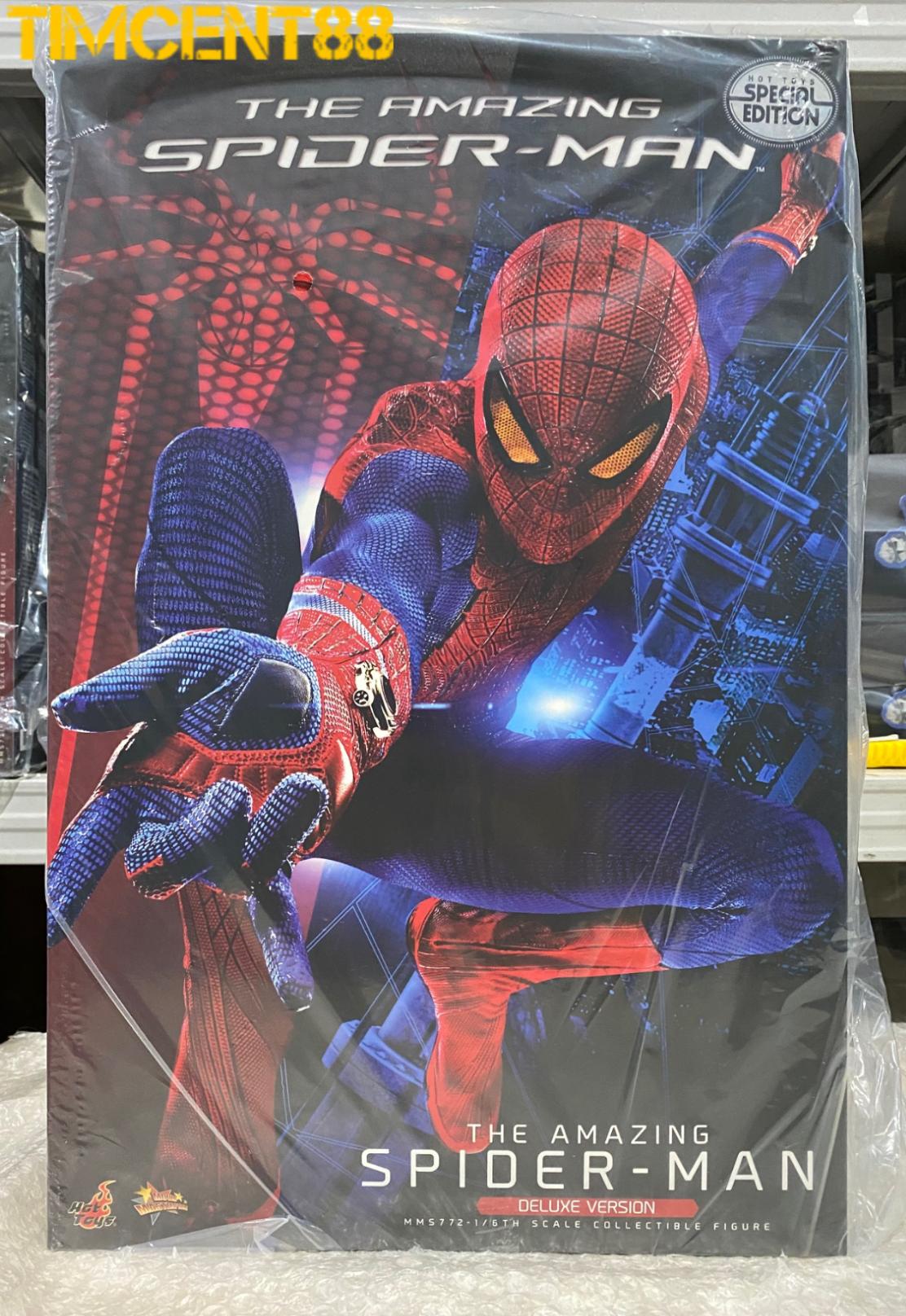 Ready! Hot Toys MMS772B 1/6 The Amazing Spider-Man Deluxe Special Edition