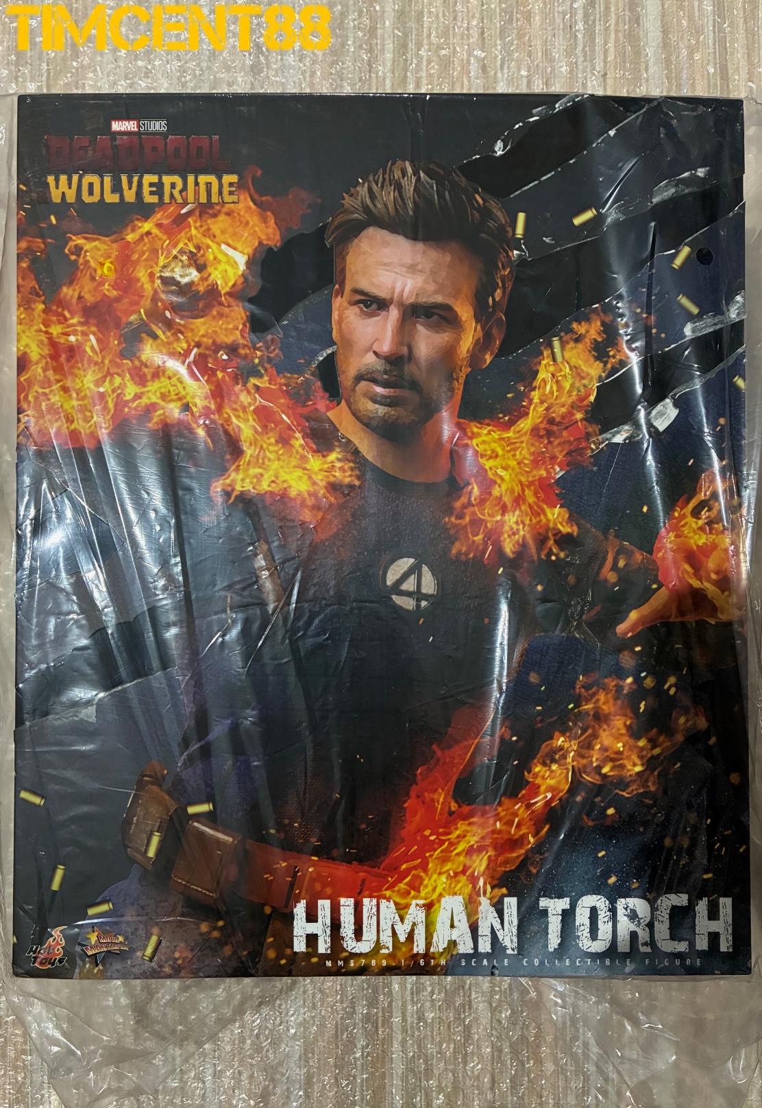 Ready! Hot Toys MMS789 Deadpool & Wolverine 1/6 Human Torch