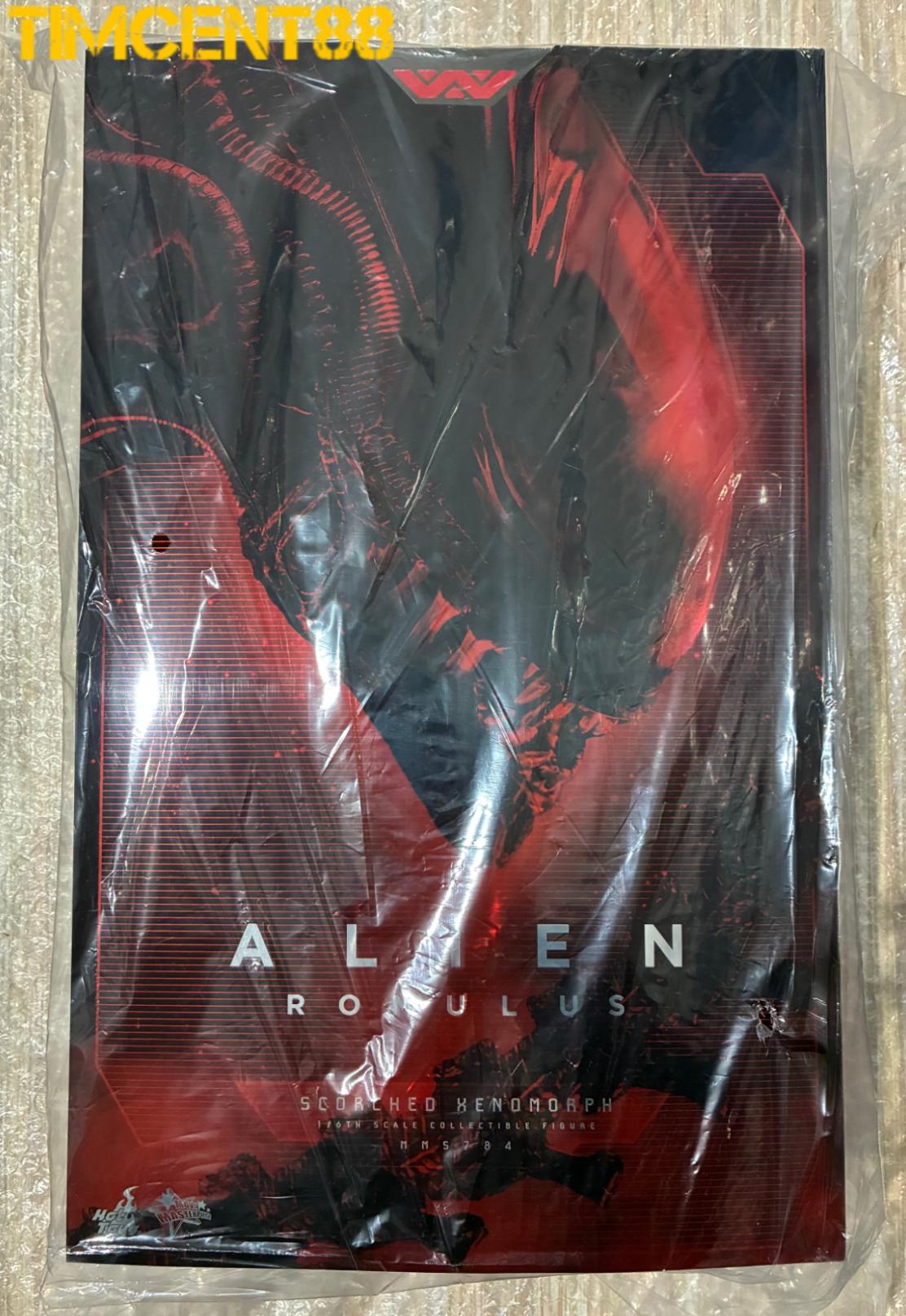 Ready! Hot Toys MMS784 Alien: Romulus 1/6 Scorched Xenomorph
